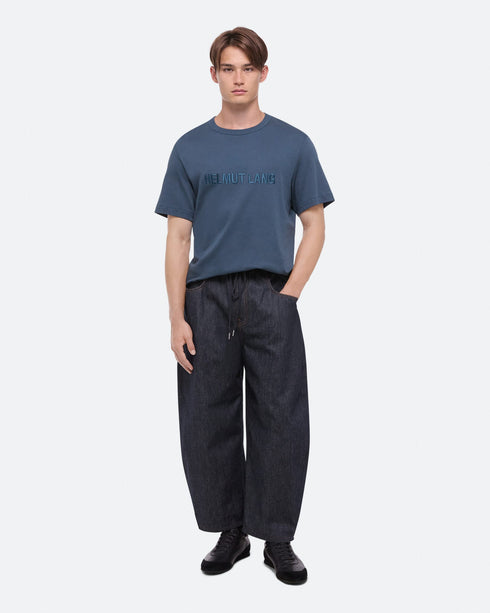 HELMUT LANG Logo Over Tee Hvy Mens Apparel